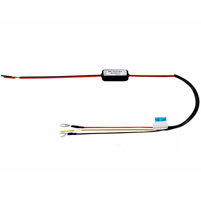 DRL контроллер авто светодиодные дневные ходовые огни реле жгута диммер ВКЛ/ВЫКЛ 12-18 в контроллер противотуманных фар