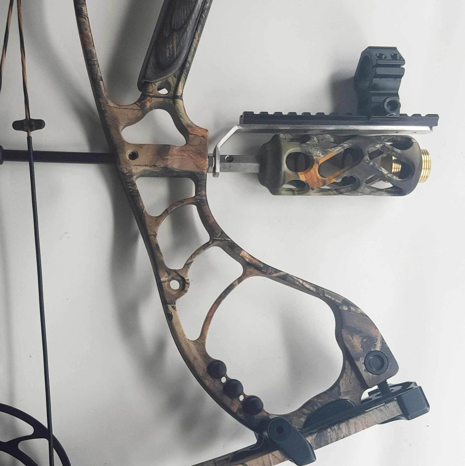 Günstige Universal Verbindung bogen Recurve Bogen Barrel Halterung Schiene 21mm für Laser anblick   Taschenlampe Nacht Hunter Langlebig