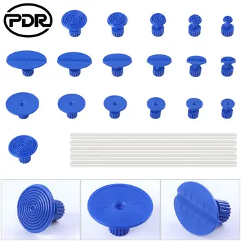 

High Quality PDR Dent Damage Repair Tools 5pc white glue sticks 18pc puller tabs Dent Removal Tools