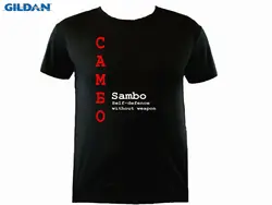 Мода горячая распродажа 100% хлопок самбо Камбо Русский/Английский кунг-фу пота доказательство полиэстер футболка для тренировок футболка
