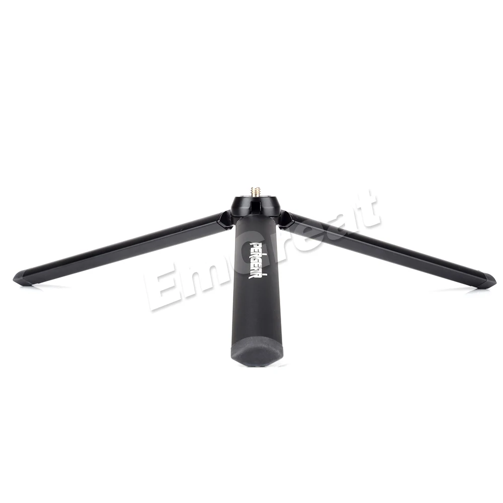 Pergear Aluminum Mini Table Tripod Leg for Zhiyun Smooth Q Crane Tripod Head Selfie Stick Extendable Monopod Smartphones Cameras