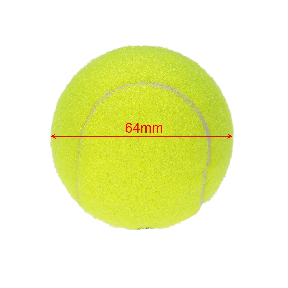 10 шт. Высокая устойчивость теннисный мяч прочный тренировка Упражнение Практика теннисный мяч теннисные аксессуары для начинающих соревнований