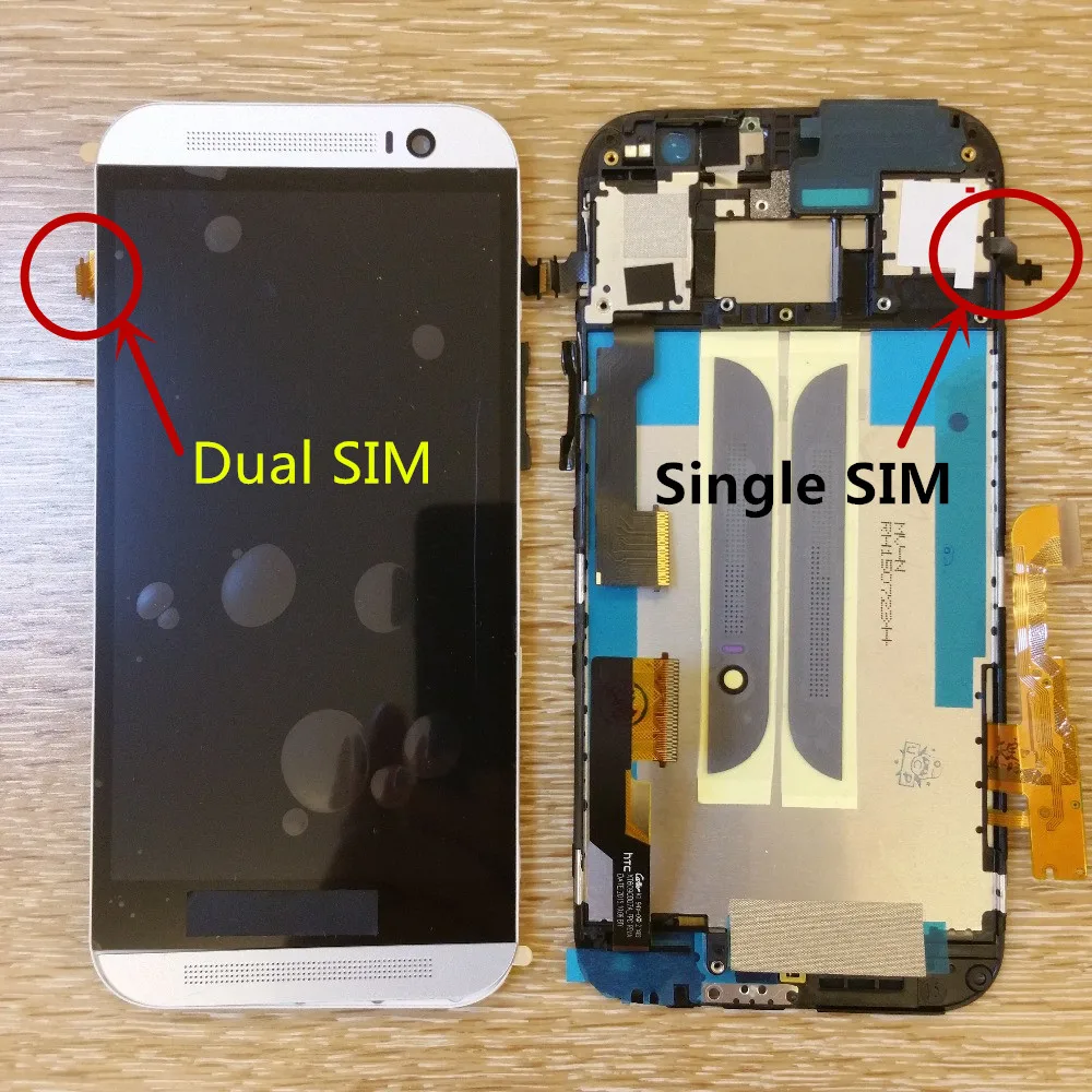 Prix pour Lcd display + digitizer écran tactile assemblée verre pour htc one m8 téléphone portable 5.0 pouce or argent gris avec cadre Prix pour Lcd display + digitizer écran tactile assemblée verre pour htc one m8 téléphone portable 5.0 pouce or argent gris avec cadre