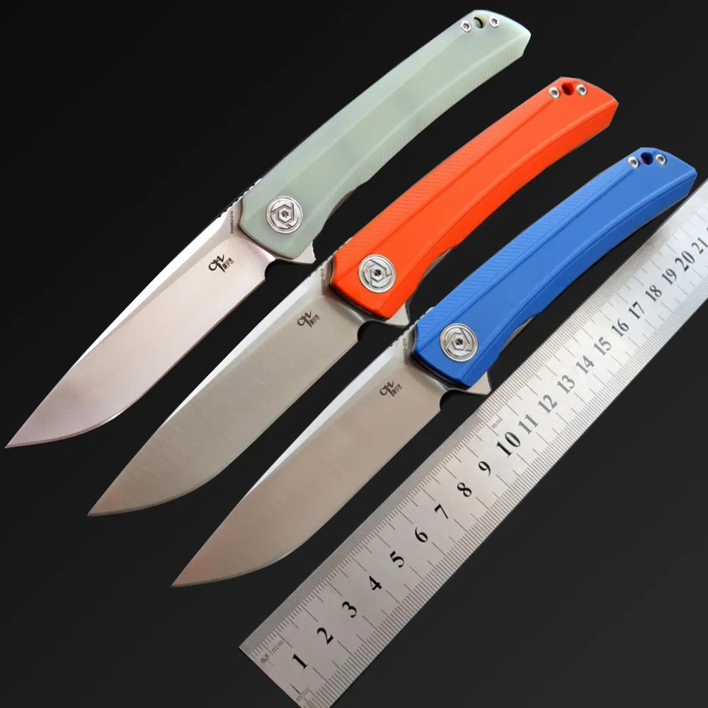 

CH 3002 Folding Knife D2 Blade G10 Handle Ball Bearing Outdoor Camping Hunting Survival EDC Pocket Knife Collection Gift CH3002