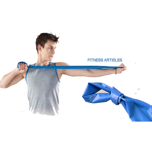 Yoga Pilates Stretch Resistance Band Exercise Fitness Band Training Elastic Exercise Fitness Rubber 150cm natural rubber