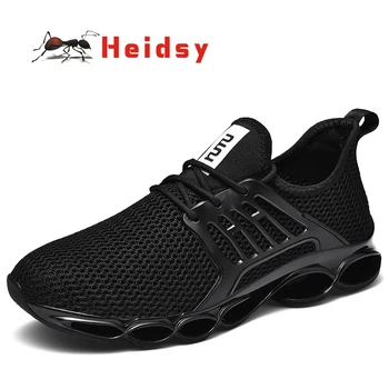 

Fashion Mens Lightweight Damping Sneaker Shoes Breathable Wearable Casual Lace Up Luxury Brand Flat Mens Shoes Zapatos De Hombre