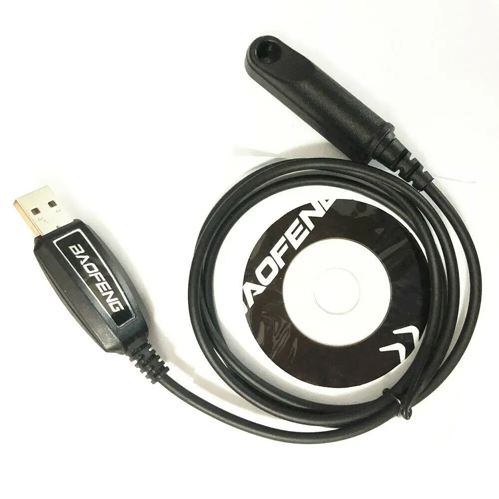 BAOFENG BF-A58 UV-9R USB Кабель для программирования с компакт-диск с драйверами-Водонепроницаемый BAOFENG UV-XR УФ 9R BF A58 иди и болтай Walkie Talkie