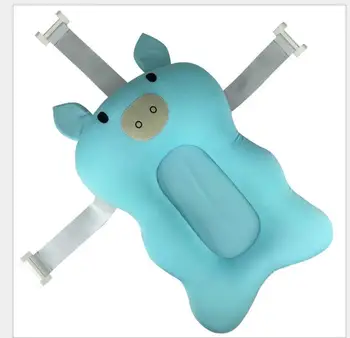 

Baby Shower Portable Air Cushion Bed Babies Infant Baby Bath Pad Non-Slip Bathtub Mat NewBorn Safety Security Bath Seat Support