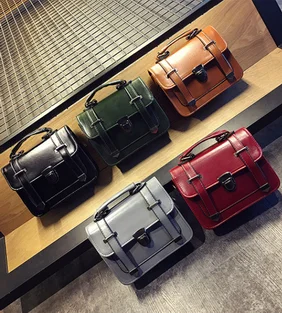 

by dhl or ems 100pcs 2017 New Satchel Fashion Shoulder & Crossbody Bags Retro All-match Tide Lock Set Small Arrow Messenger Bag