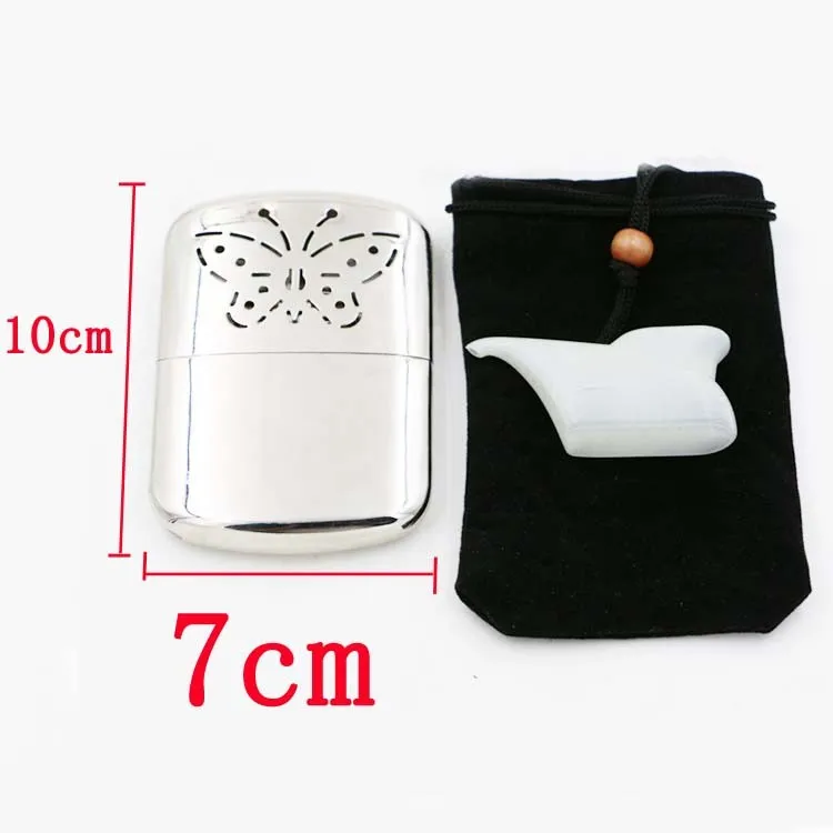Massagem e Relaxamento de bolso hand warmer indoor Material : Aço Inoxidável
