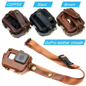 

Protective Case For Gopro Hero 7 6 5 Black Edition PU Leather Bag Case Protection Cover Protective Case R25