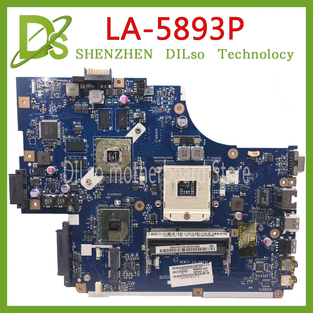 KEFU LA-5893P материнская плата для acer 5740 5741 5742 5741G 5742GLA-5891P LA-5894P LA-5893P материнская плата Тесты работы