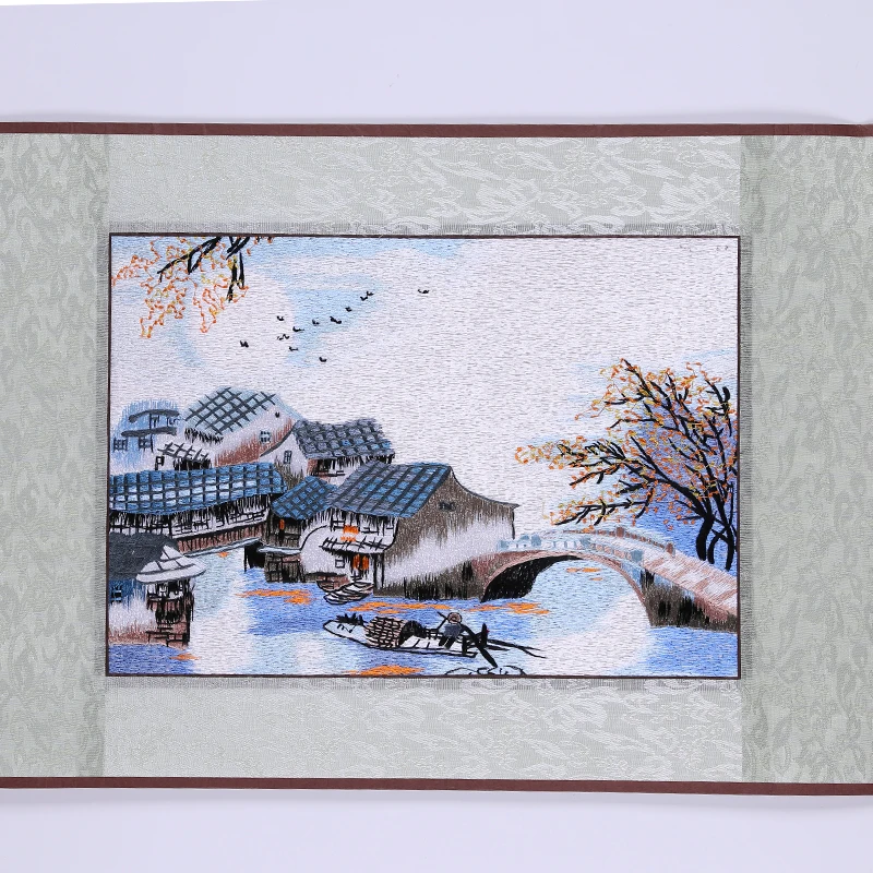 

Chinese -Embroidery finished Wall Art Picture for Living Room Home Office Decor