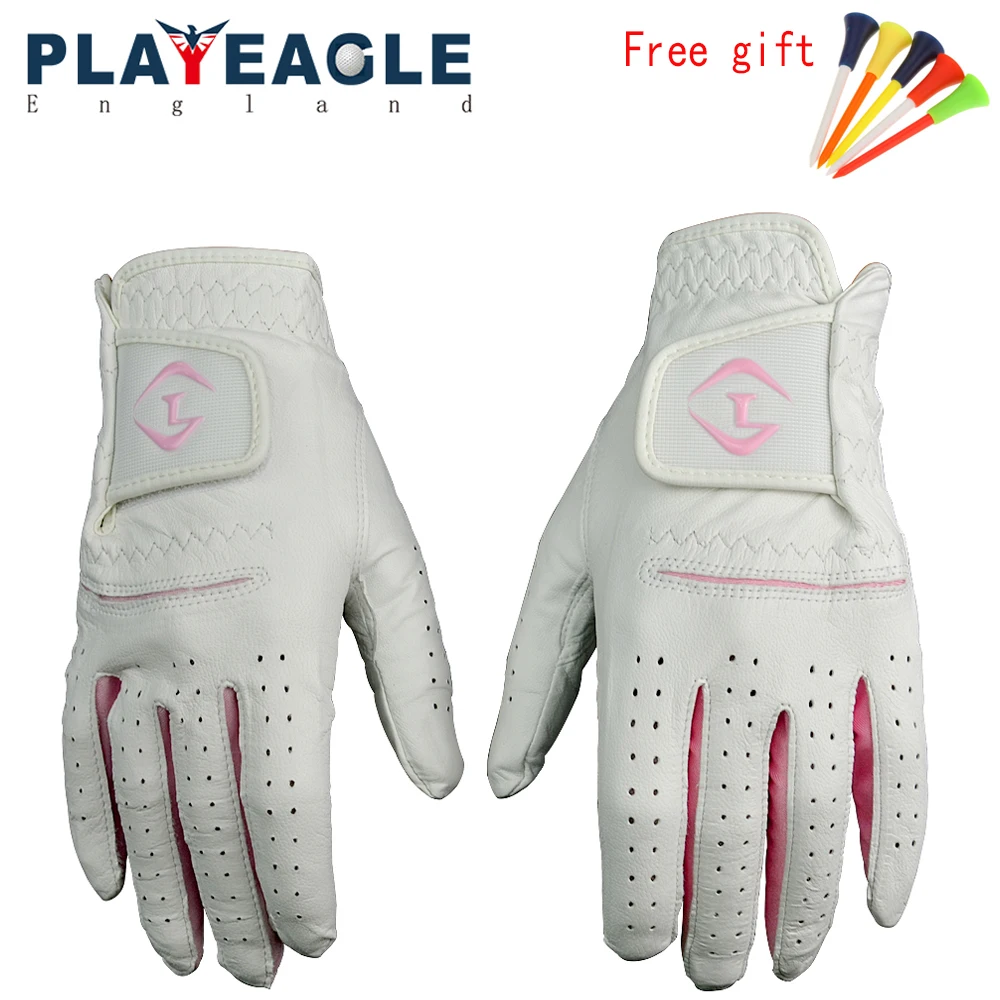 Top Quality Women Genuine Sheep Leather Golf Sports Gloves Ladies