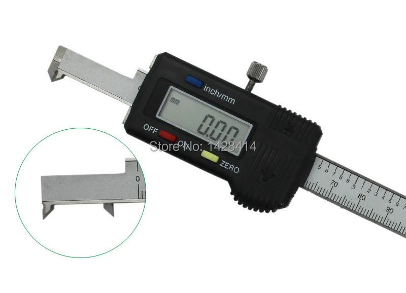 Buy 3 125mm 5inch Inside Groove Width Digital Caliper