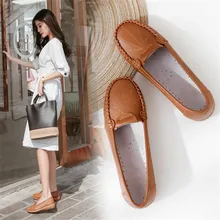 Женские лоферы без застежки на плоской подошве; мягкие мокасины из натуральной кожи; женская обувь на плоской подошве; женская повседневная обувь