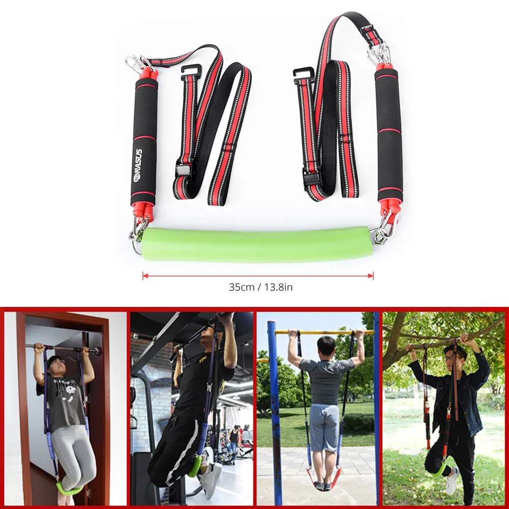 Günstig ALBREDA Sport Fitness tür Widerstand Band Pull up Bar Anschlagmittel Straps horizontale bar Hängen Gürtel Chin Up Bar Arm Muscle ausbildung