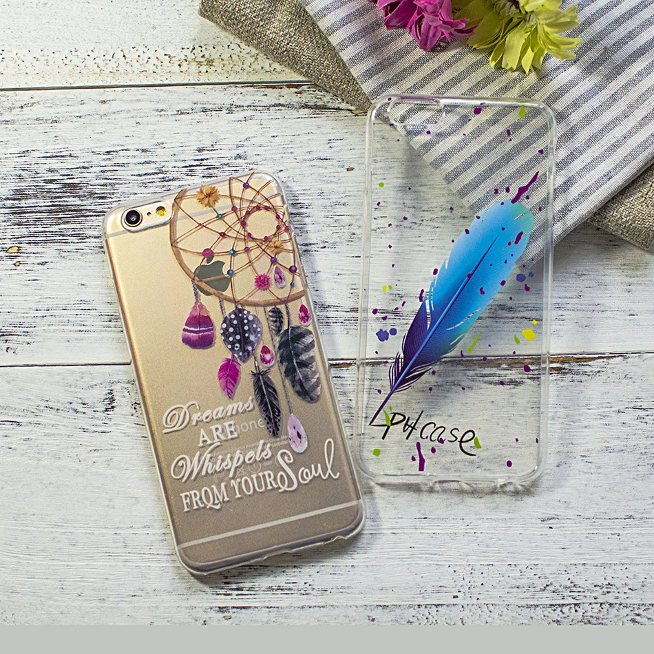 

Funda for iPhone 7 Plus case Feather Slim Crystal Clear Soft Silicone Protective sleeve Coque SE 6s iPod touch 5 6 skin