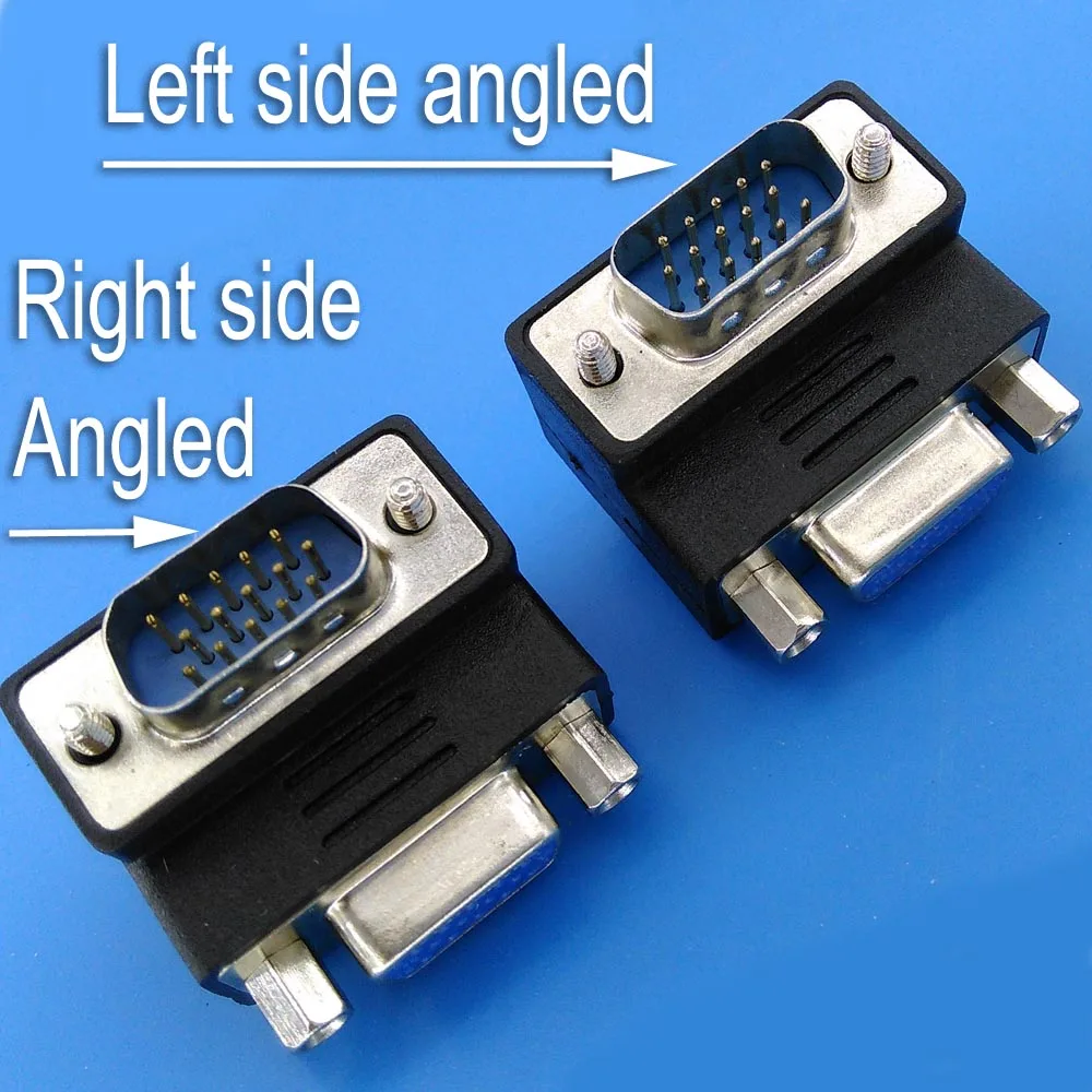 DB15 gender changer vga male to female changer hdd 15p l shape vga