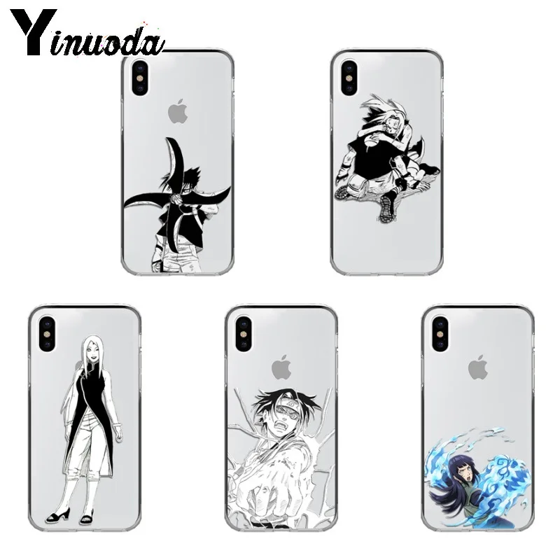 

Yinuoda Naruto Sasuke Sakura Anime Comic Phone Case for iPhone 6S 6plus 7 7plus 8 8Plus X Xs Xr XsMax 5 5s 5c SE Cover