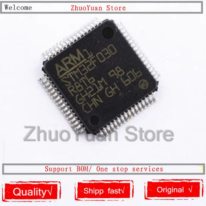 

1PCS/lot STM32F030R8T6 STM32F030 64LQFP IC chip New original In stock