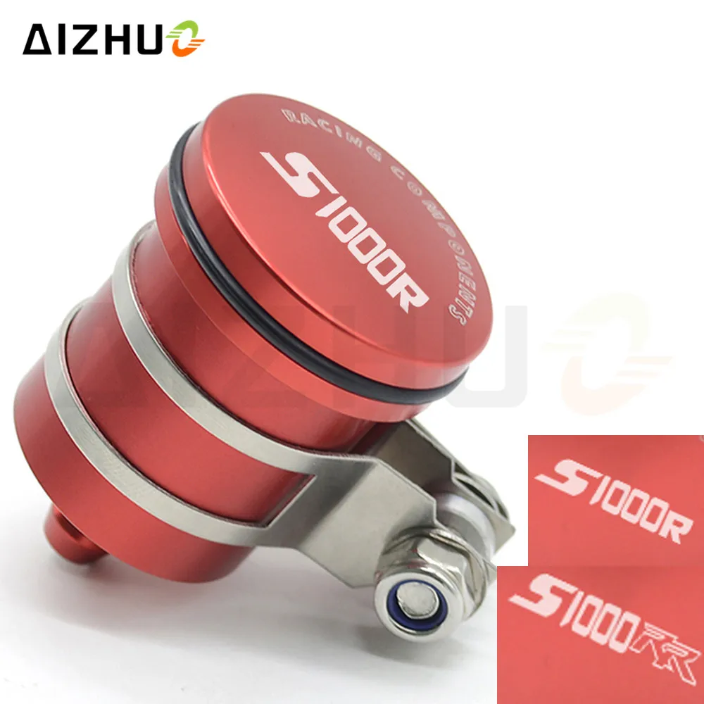 With S1000R S1000RR LOGO FOR BMW S1000R S1000RR Motorcycle Oil Cup Brake Fluid Reservoir Clutch Tank Oil Fluid Cup