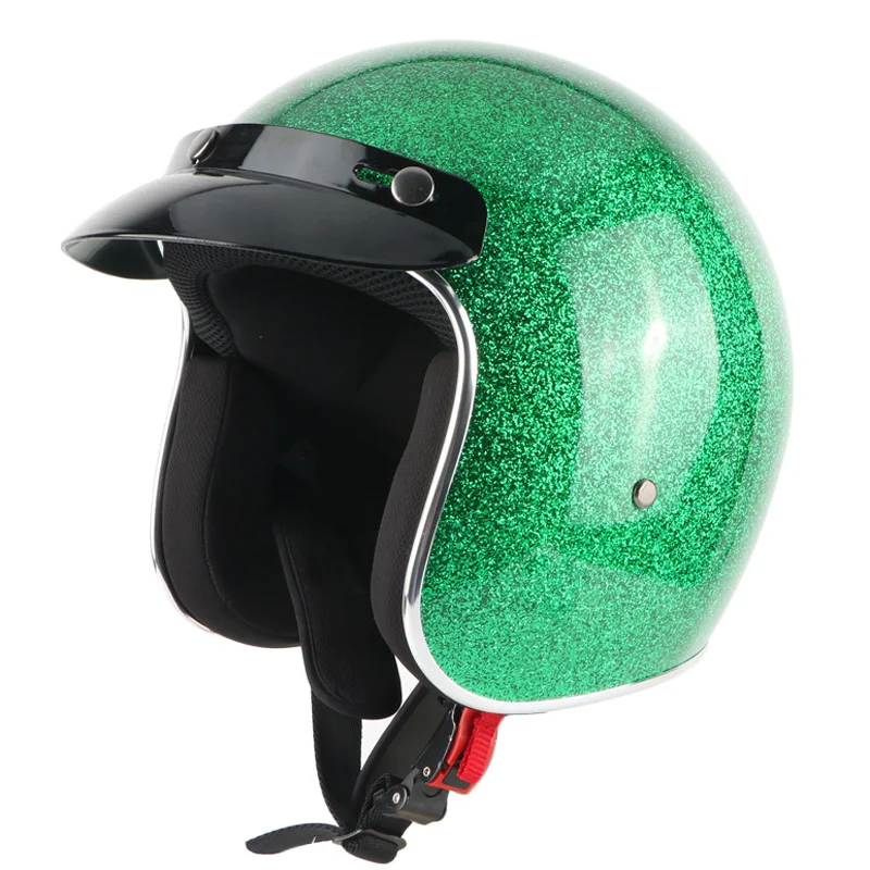 green vespa helmet vintage