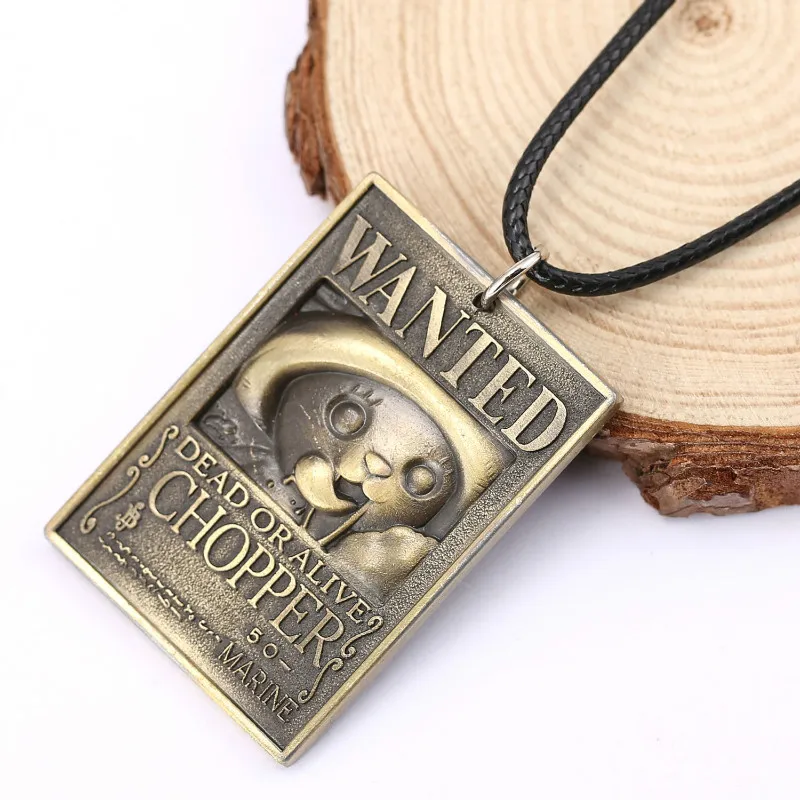 Популярное цельное Аниме Косплей Чоппер модное ожерелье Wanted для женщин и мужчин