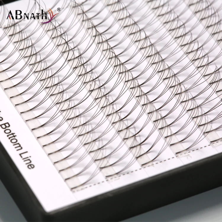 

3D/4D/5D/6D soft Russian Volume Eyelash Extensions Supplies D curl long Stem Pre made Fans Individual Extensions