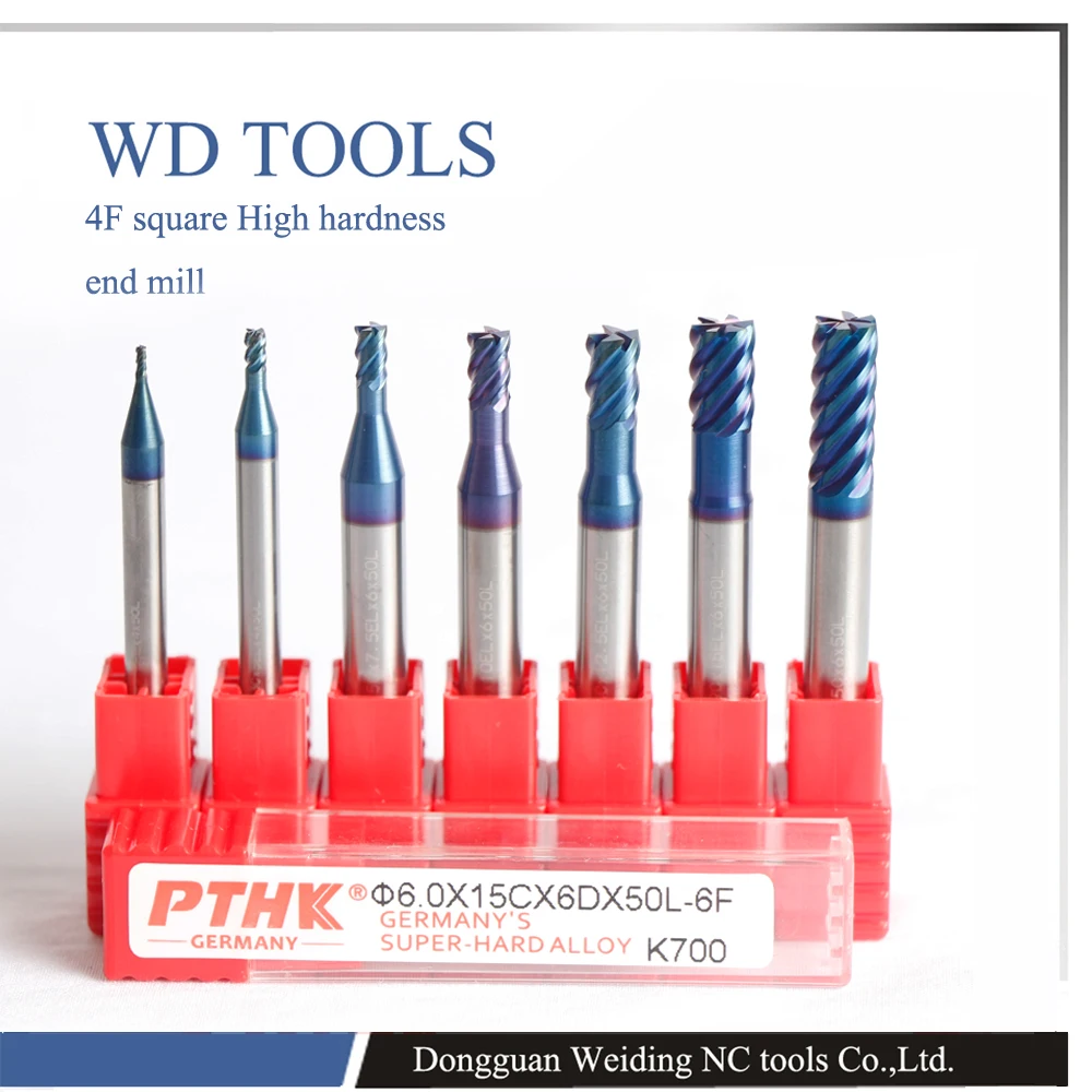 

HRC70 Carbide 4 6 flute end milling cutters for milling machine AYKT PTHK with core Germany's technology milling cutter