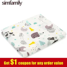 [Simfamily] 1 предмет; муслин для новорожденных; bebek battaniye; Пеленальное Одеяло для малышей; Хлопковое одеяло для младенцев; cocyk dla dziecka; fotograf cobertor