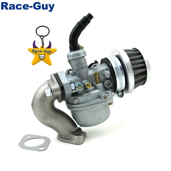 

PZ19 Carb 19mm Carburetor + 35mm Air Filter + Manifold Intake Pipe + 20mm Carb Gasket For 50cc 70cc 90cc 110cc ATV Quad 4 Wheele