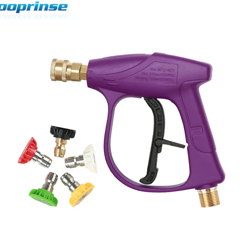 

Sooprinse 3000 PSI High Pressure Car Washer Gun Washer Gun With 5 Nozzles for Car Pressure Power Washers Upgrade car accessories