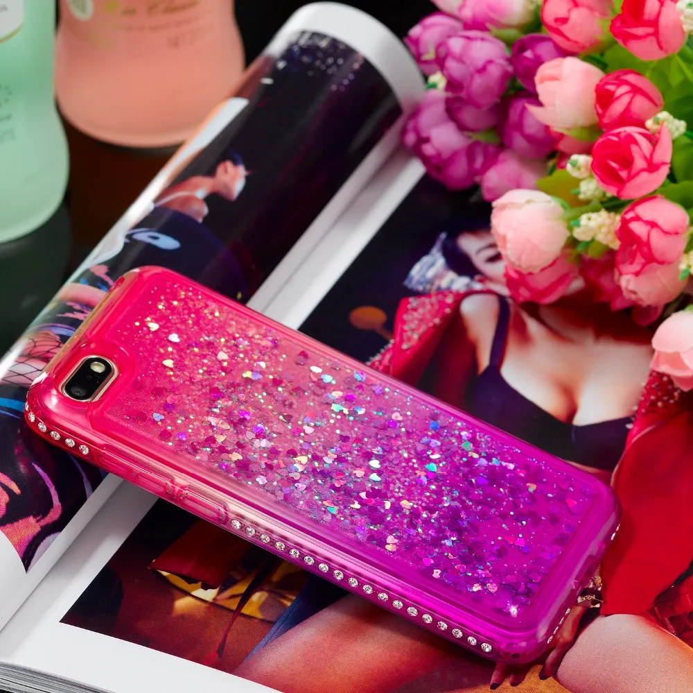 Diamond Glitter Case For Huawei P20 Lite Gradient Bling Sparkle Liquid Quicksand Soft Silicone Case for Huawei P20 Lite Cover (11)