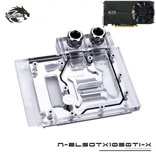 BYKSKI полное покрытие Графика карты воды блок использовать для Эльза GTX1050TI 4 ГБ SP RGB Совместимость с 12 В RGB 4PIN заголовок в материнскую плату