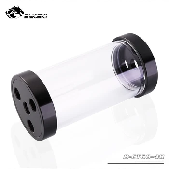 

Bykski cylindrical Water Tank 130mm ,Reservoir, Aluminum+Acrylic Materical,Black, seller recommend ,B-CT60-4H