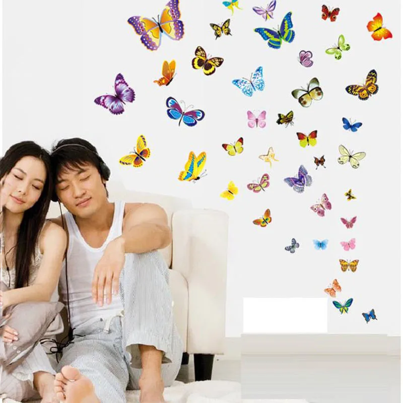 50 قطعة/المجموعة فراشة الجدار ملصق للأطفال غرف الثلاجة الفن جدارية الزفاف الديكور Adesivo دي باريد ورق حائط لغرف النوم 50 قطعة/المجموعة فراشة الجدار ملصق للأطفال غرف الثلاجة الفن جدارية الزفاف الديكور Adesivo دي باريد ورق حائط لغرف النوم