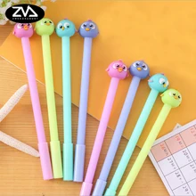 1x Cute eye-popping birdie gel pen creative pen pen student pen pen office standing pen children's school gift free shipping pen roller pen high quality jin hao flying dragon office gift pen free shipping