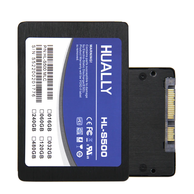 Hually SSD 2 5 дюйма SATA2 SATA3 8 ГБ 16 32 60 г/64 г 120 г/128 240 твердотельный накопитель Жесткий диск