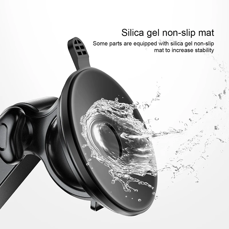  Baseus infrarrojo inducción cargador de coche inalámbrico para iPhone 11 Pro Max Samsung S9 Qi carg