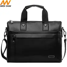 Awen Shaw Casual Business Man Bag Simple Design Leather Mens Briefcase Famous Brand OL Style Men Shoulder Bag Handbag Awen Shaw Casual Business Man Bag Simple Design Leather Mens Briefcase Famous Brand OL Style Men Shoulder Bag Handbag