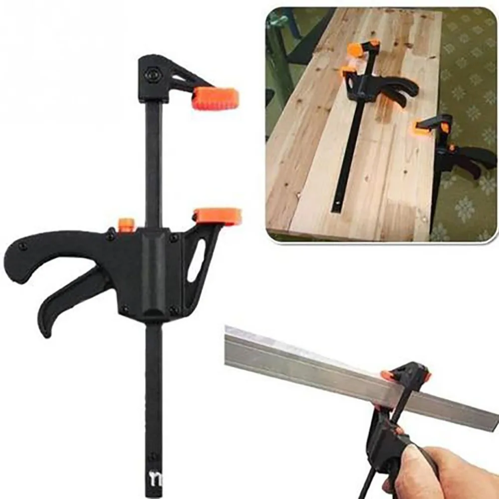 

Foldable Wooden Board Clip Clamp Ratchet Carpentry Fixed Clip Quick Release Quick Squeeze Woodworking Clip