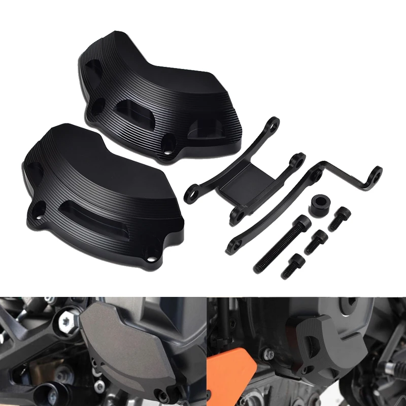 

Rigt Left Engine Case Slider Protector Guard For KTM 790 Duke 2018 2019 Duke790 Motorcycle Accessories Parts Engine Protection