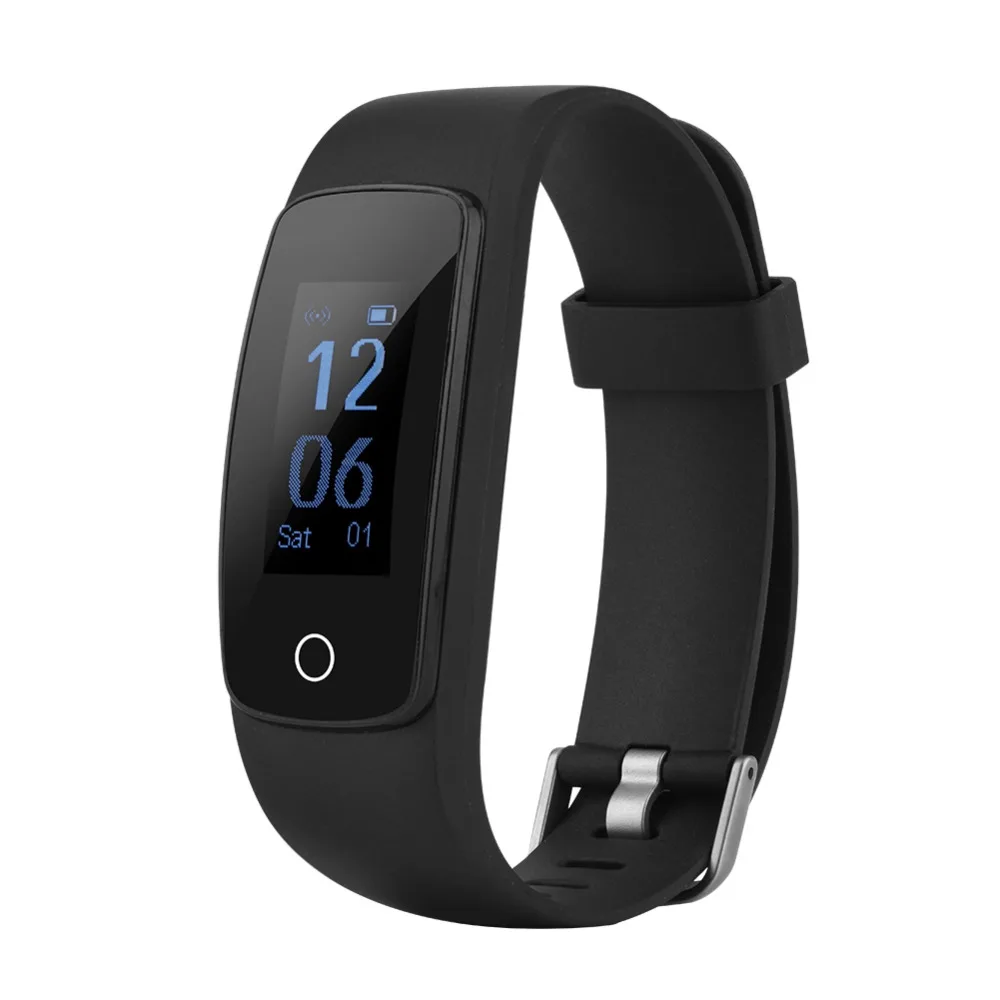 Smart Bracelet OLED Display Waterproof Fitness Tracker Wristband for iOS Androidin Smart