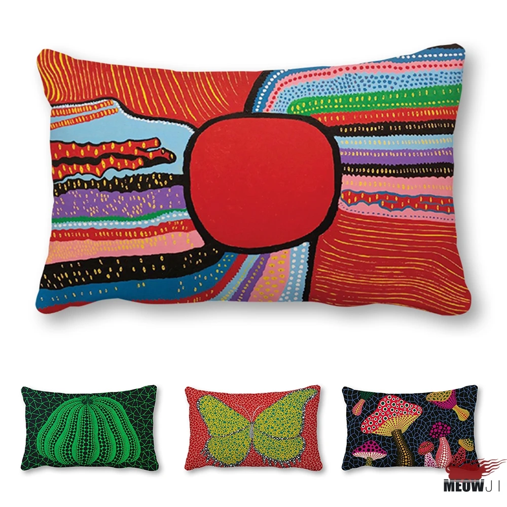 

Yayoi Kusama Multi Size Rectangle Throw Pillow Case Free Shipping