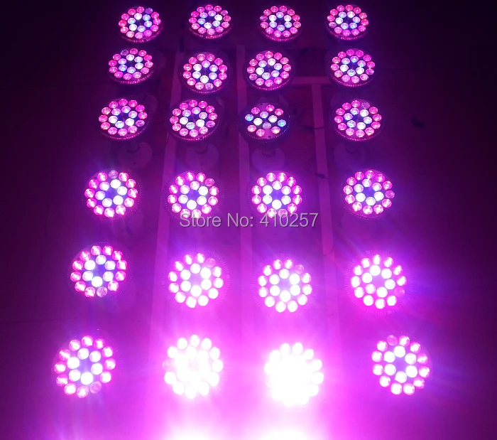 ; 4 штуки в Led grow light 54 Вт E27 Led гидропонических растений цветы овощей Зеленые светодиодные pnat растут огни лампа для выращивания растений