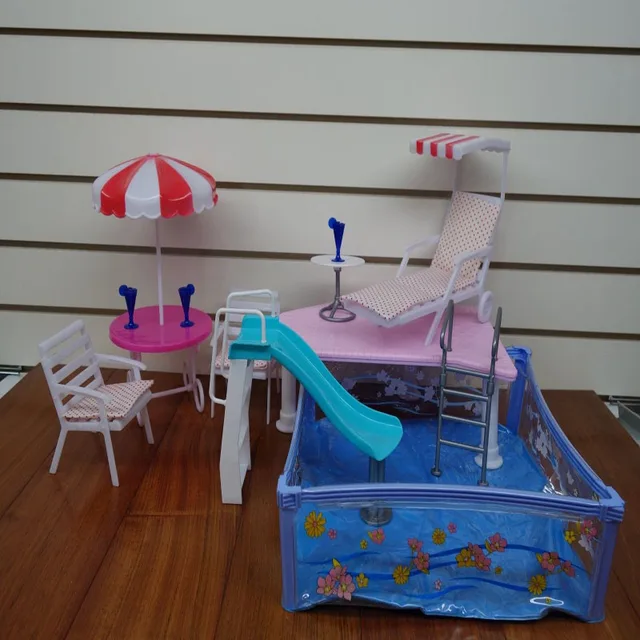 Dollhouse Furniture Water Fountain Summer Resorts Beach Swimming ... Dollhouse Furniture Water Fountain Summer Resorts Beach Swimming ...