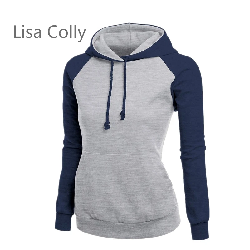 

Lisa Colly Women Sweatshirt Spring Autumn Women Casual Full Sleeve Hoody Clothing Female Sweatshirt Hoodies Tops