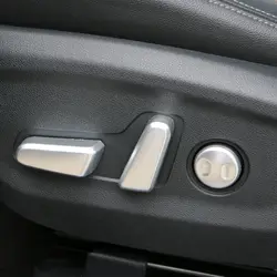 ABS Chrome автомобилей регулировки сиденья переключатель чехол для Kia Sportage QL 2016 2017 2018 стайлинга автомобилей