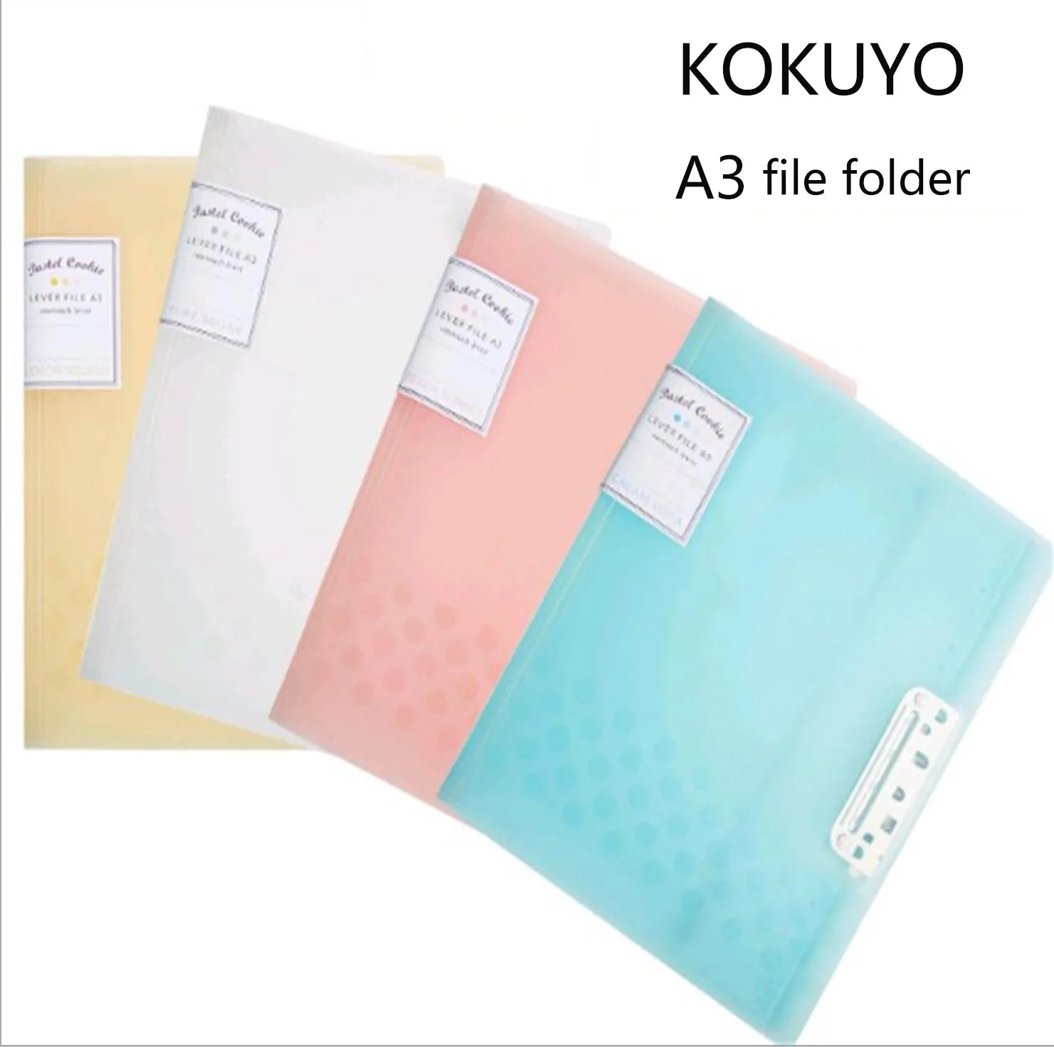 

TUNACOCO 1pcs/set JAPAN KOKUYO A3 paper clip file folders ducument clip holder for office student business suplies wjd1710007